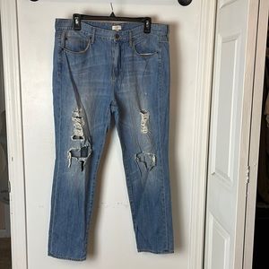Vintage J. Crew UK Limited Edition 2014 Distressed Jeans